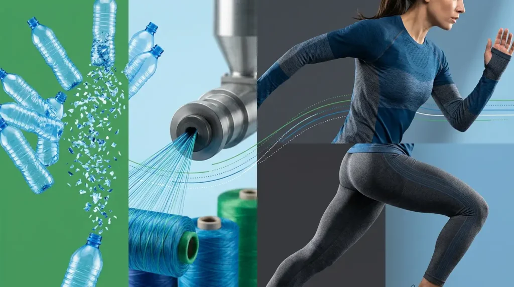Die Leistung von Activewear aus recyceltem Polyester